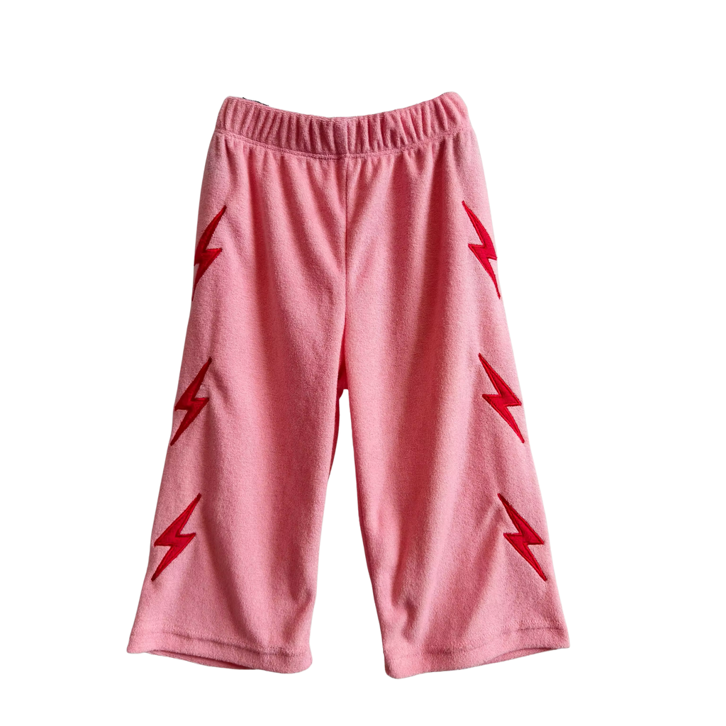 Lightning Terry Pant - Pink