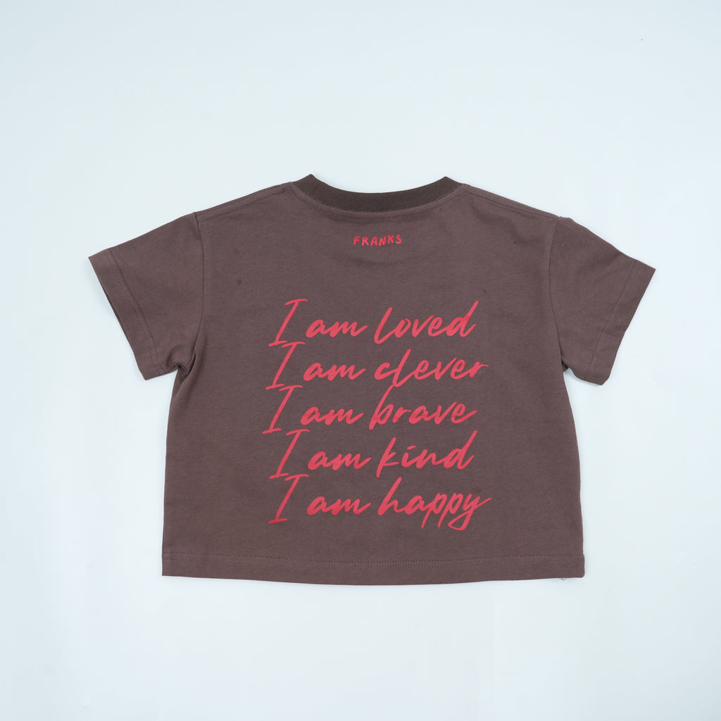 PRE-SALE Affirmations Tee - Brown
